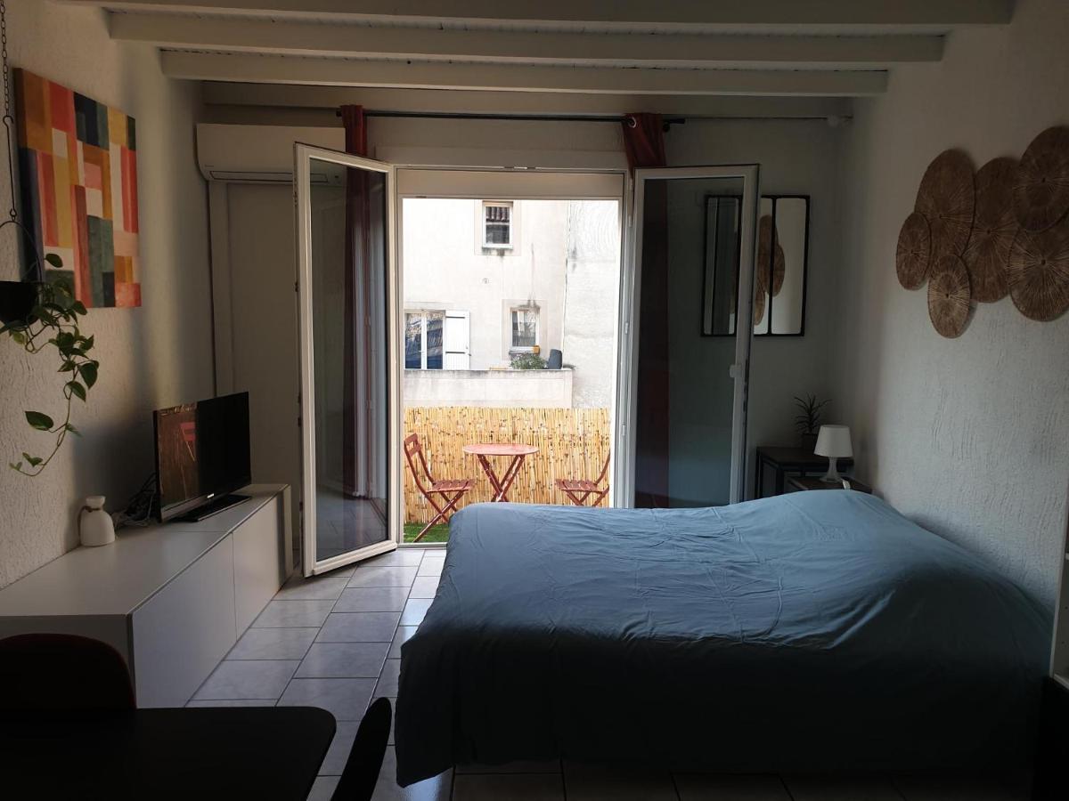 Studio Tout Confort Centre Ville - Balcon, Clim, Tv, Wifi Mazan Eksteriør bilde